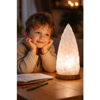 Lampka solna nocna sól himalajska 4-5 kg dla dzieci niemowlaka do spania